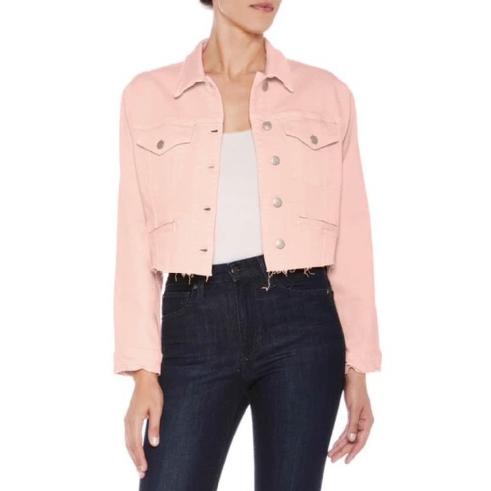 Joe’s pink jean jacket
